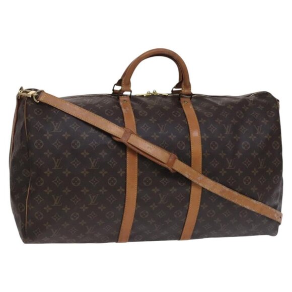 LOUIS VUITTON Monogram Keepall Bandouliere 60 Boston Bag - Picture 1 of 16